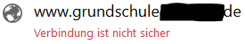 Datenschutz bei Internetseiten von Schulen